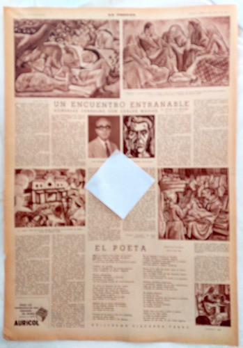 Encuentro Gonzalez Carbalho Con Carlos Maside 1961 La Prensa 0