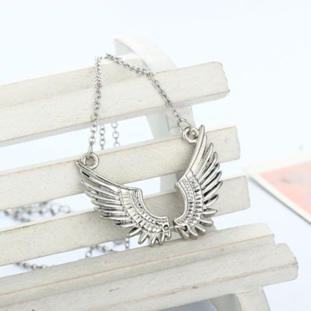 Par Ala Del Ángel 925 Plata Esterlina Moda Joyería Collar Ga 0