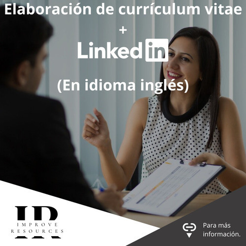 Currículum Vitae + Perfil De Linkedin En Idioma Inglés 0