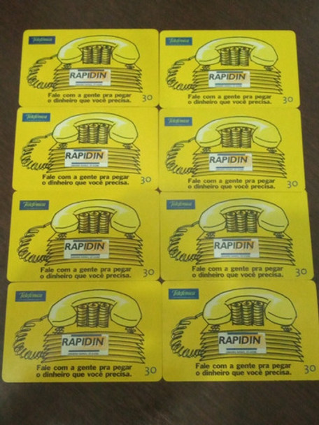 Cartões Telefonicos Rapidin Dinheiro Só Assim. A 0