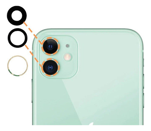 Cambio Vidrio Lens De Cámara Para iPhone 11!! 0