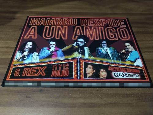 (pc637) Publicidad Mambru * Gran Rex * 2003 0