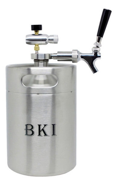 Barril Mini Keg Completo Inox 304 - 5 Litros Premium 0 Barril Mini Keg Completo Inox 304 - 5 Litros Premium 0