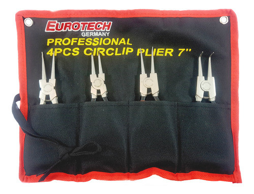 Pinzas Seguros Seguer - Set X 4 - Reforzadas - Eurotech 0