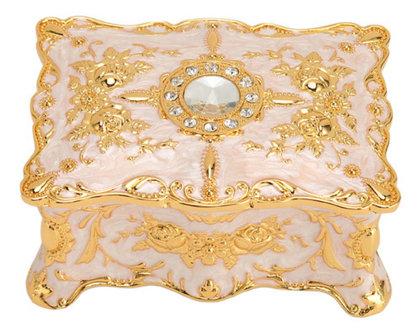 12 # Joias Brancas Douradas Para Meninas, Estilo Vintage, Mi 0