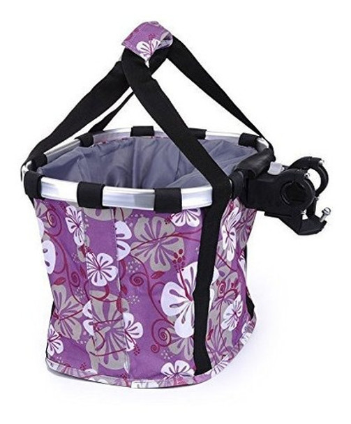 Cesta De Transporte Para Bicicleta Para Mascotas Plegable De 0