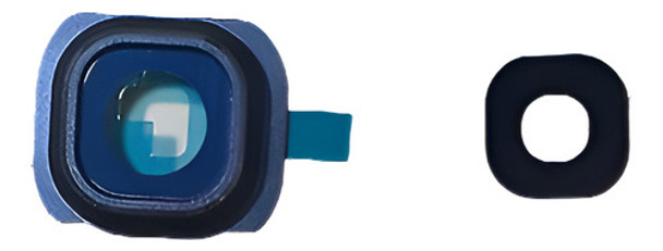 2 X Lente De Cristal De Cámara De Trasera Oem Azul Cover Par 0