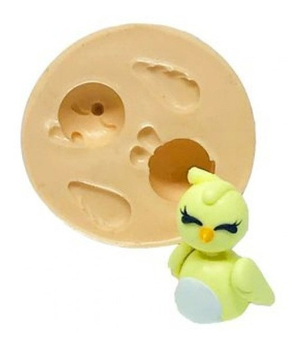 Molde De Silicone Passaro Passarinho Pequeno 0
