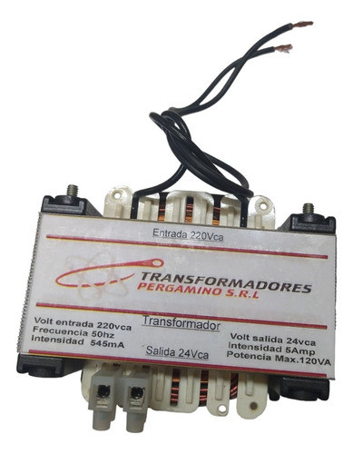 Transformador 220vca 24vca 5amp 120va Trafo 0