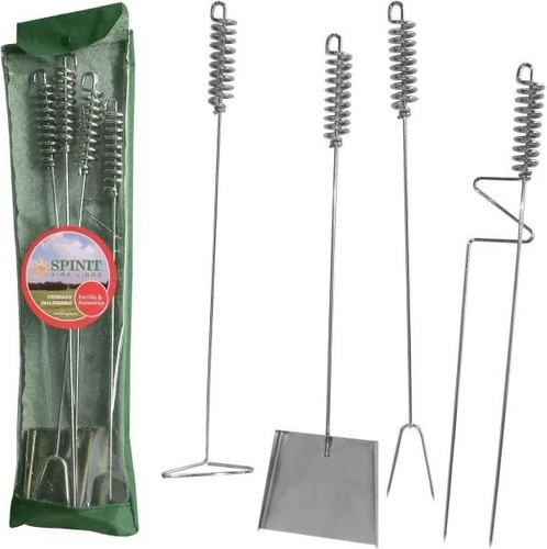 Set Parrillero Spinit 4 Piezas Con Funda M1510 0