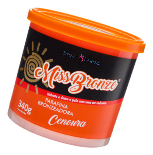 Missbronze Parafina De Cenoura Bronzeadora 340g Pele Morena 0