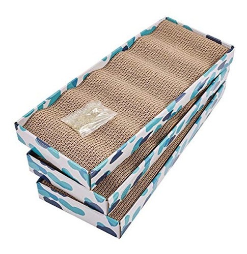 Peekab Rascador De Gato Carton Reversible Almohadilla Para 0