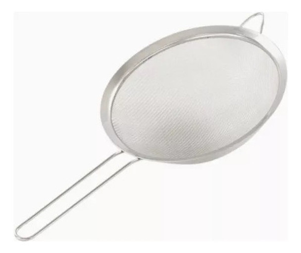 Peneira Inox  18 Cm Escorredor Malha Aço Coador Farinha 0 Peneira Inox  18 Cm Escorredor Malha Aço Coador Farinha 0