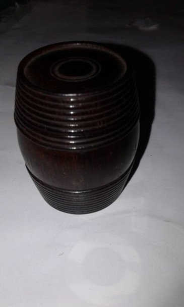 Cajita Madera Barril Barrilito Pastillero Alhajero Cofre 0