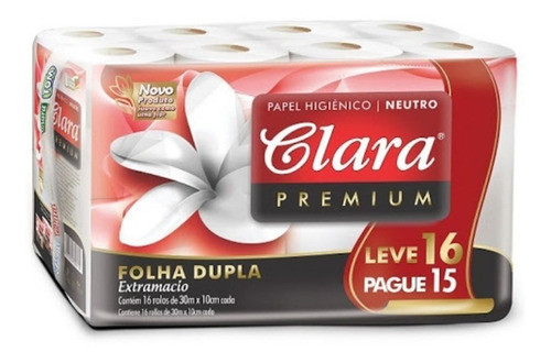 Oferta 16 Rollos Papel Higienico Clara Doble Hoja Mf Shop 0