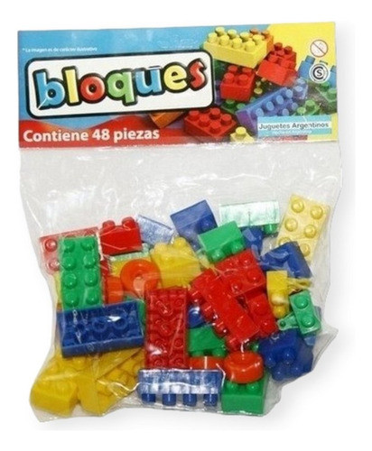 Bloques Con Ruedas 48 Piezas Didactico Divertidisimo ! 0
