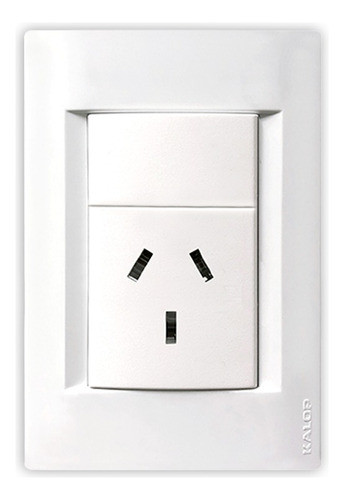 Tapa De Luz 1 Toma 20a Civil Armada Kalop Electro Medina 0