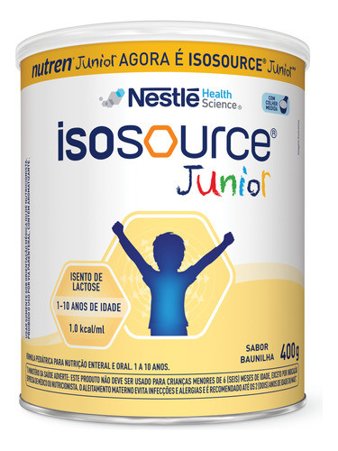 Isosource Junior 400gr, Nestlé (antigo Nutren Junior) 0