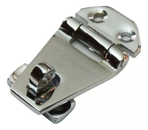 Bisagra Nautica B03 Porta Candado De Bronce Cromado 0