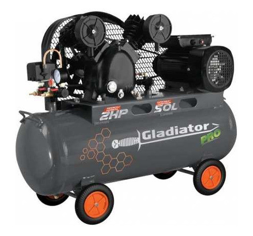 Compresor Gladiator 50lts Ce750 2hp G P 0