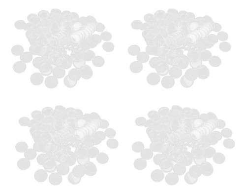 400 Caixas De Moedas De Plástico Transparente, 32 Mm 0