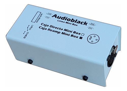 Caja Reamp Mini Box Audioblack, Calidad Símil Radial Jcr 0