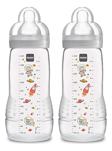Mam Easy Active Bottle - Botella De 11 Onzas (2 0