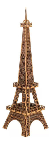 Torre Eiffel Proyectarte, Adorno Madera Decoración Alto 60cm 0