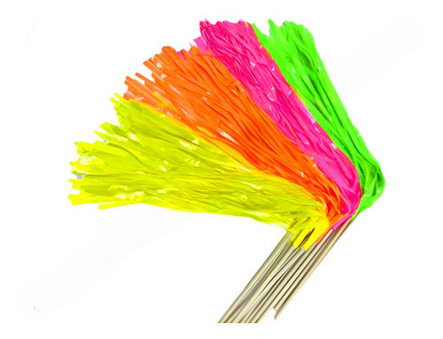 Porras Fluo Multicolor X 50u - Cotillón Waf 0