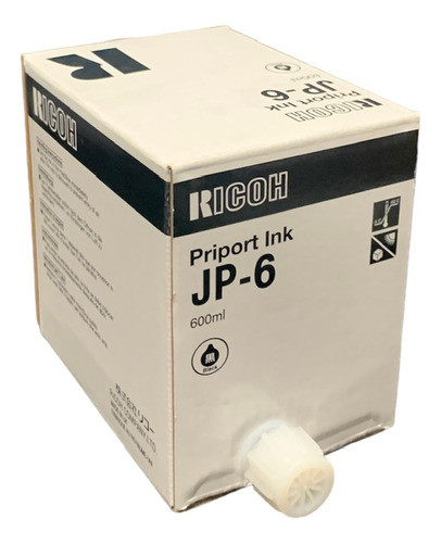 Tinta Ricoh Original Jp 6 Jp6 Jp-6 Negra 0
