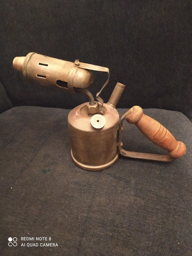 Antiguo Soplete Soldador De Bronce Marca Diana Ind. Arg. 0