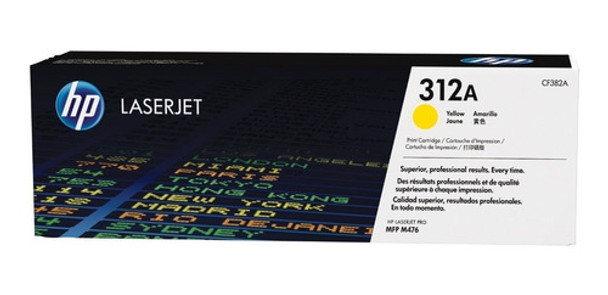 Toner Hp Cf382a Amarillo M476 2700 Copias 0