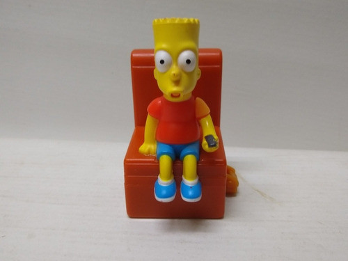 Juguete De Los Simpson Sillón Con Bart Funciona Muy Bien 0