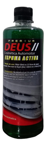 Shampoo Para Auto Espuma Activa Deus 500ml 0