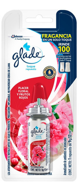 Glade Toque Repuesto Aromatizante Floral Y Frutos Rojos 0 Glade Toque Repuesto Aromatizante Floral Y Frutos Rojos 0