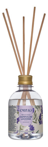 Difusor Ambiente Fixa Vareta Campos De Lavanda Caszulo 250ml 0
