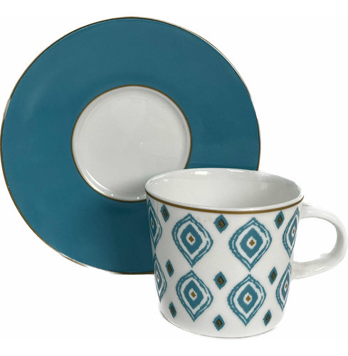 Taza Pocillo Y Plato Para Café Espresso Pasabahce Turco 0