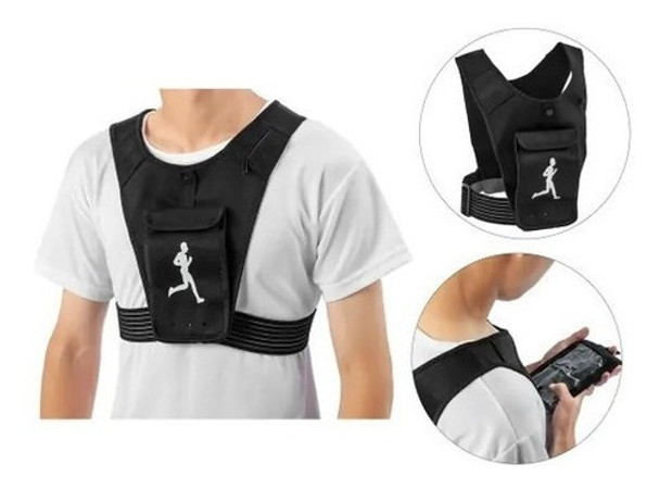 Chaleco Riñonera Reflectiva Para Deportes 3 En 1 Ajustable 0 Chaleco Riñonera Reflectiva Para Deportes 3 En 1 Ajustable 0