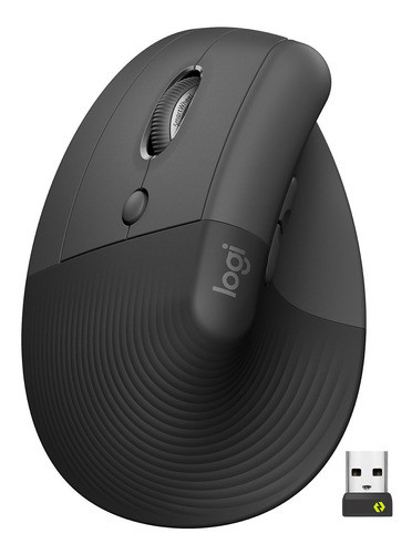 Mouse Vertical Logitech Lift Graphite Izq Inal+bt 0