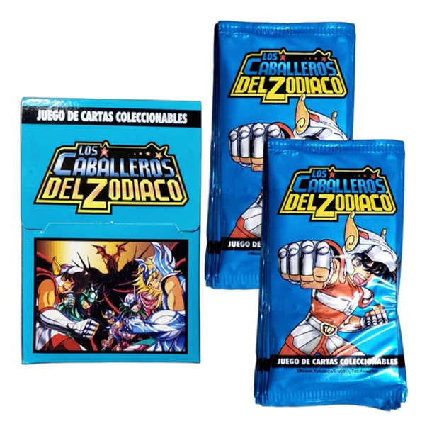 Cartas Caballeros Del Zodiaco Mazo Inicial + 50 Sobres 0