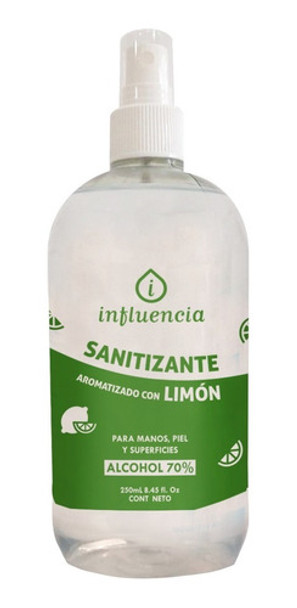 Loción Sanitizante Influencia Fragancia Limón X 250 Ml 0 Loción Sanitizante Influencia Fragancia Limón X 250 Ml 0