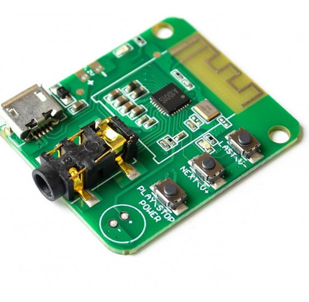 Modulo Receptor De Audio Bluetooth 4.2 Estereo Con Conector Micro Usb Y Miniplug 0