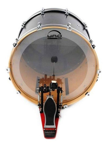 Parche Evans Uno Bombo Eq4 Clear 20 Pulgadas Ubd20eq4 0