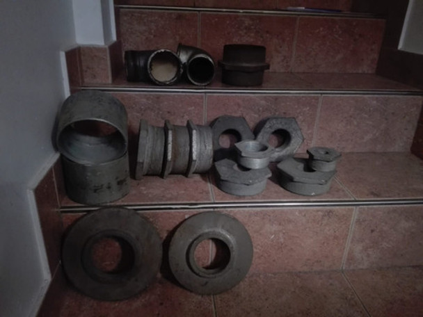 Lote Piezas Varias De Hierro Galvanizado 0