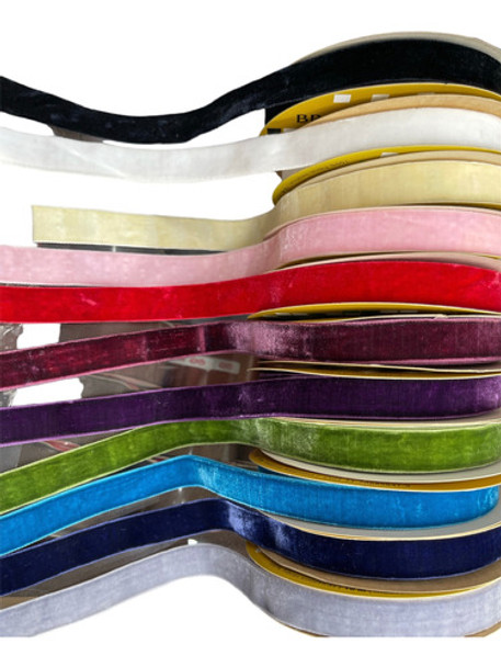 Cinta De Terciopelo 15 Mm X 10 Metros 0