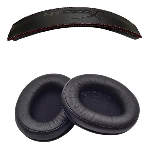 Kit Almofada + Headband Compatível Headset Hyperx Alpha 0