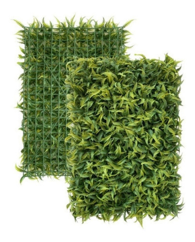 25placa De Grama Samambaia Mini 40x60 Artificial Muro Inglês 0