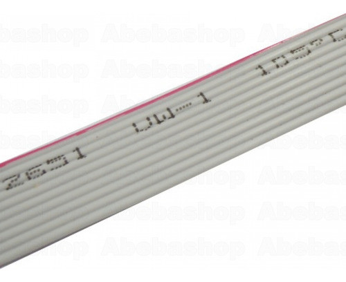 Cable Plano 10 Vias Por Metro Flat Hilos Pines Conductores 0