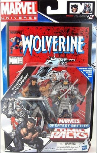 Marvel Universe: Comic Pack Wolverine And Silver Samurai 0