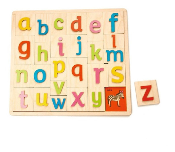 Juguete Alfabeto Educacional Tender Leaf Madera Infantil Ax® 0